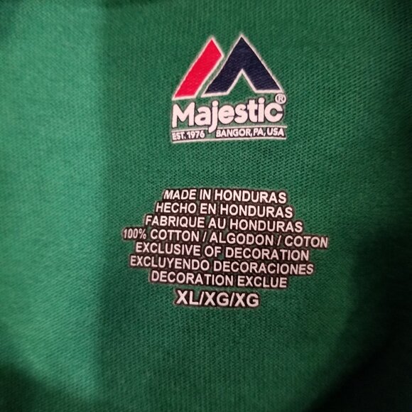 New York Yankees Mens XL Green Irish St. Patricks Majestic MLB 2019 - Picture 4 of 4